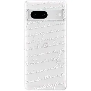 iSaprio Handwriting 01 pro white na Google Pixel 7 5G