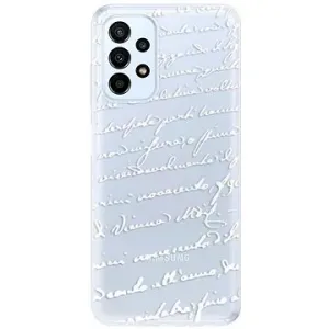 iSaprio Handwriting 01 white pre Samsung Galaxy A23/A23 5G