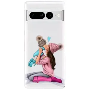 iSaprio Kissing Mom Brunette and Boy pre Google Pixel 7 Pro 5G