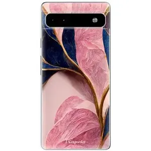 iSaprio Pink Blue Leaves na Google Pixel 6a 5G
