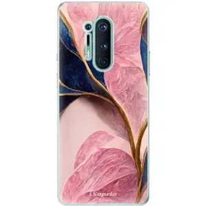 iSaprio Pink Blue Leaves pre OnePlus 8 Pro