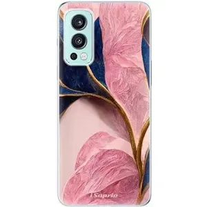 iSaprio Pink Blue Leaves na OnePlus Nord 2 5G
