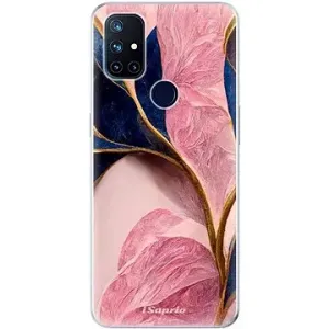 iSaprio Pink Blue Leaves pre OnePlus Nord N10 5G