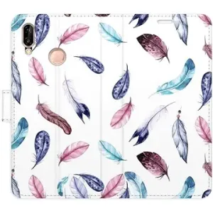 iSaprio flip puzdro Colorful Feathers pre Huawei P20 Lite