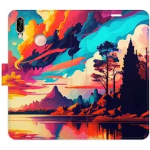 iSaprio flip puzdro Colorful Mountains 02 na Huawei P20 Lite