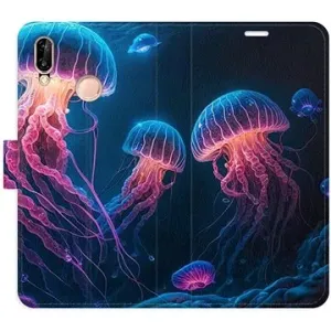 iSaprio flip puzdro Jellyfish na Huawei P20 Lite