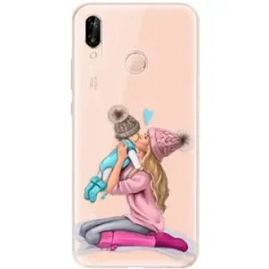 iSaprio Kissing Mom – Blond and Boy pre Huawei P20 Lite