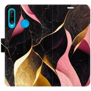 iSaprio flip puzdro Gold Pink Marble 02 pre Huawei P30 Lite
