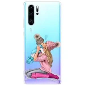 iSaprio Kissing Mom – Blond and Boy pre Huawei P30 Pro