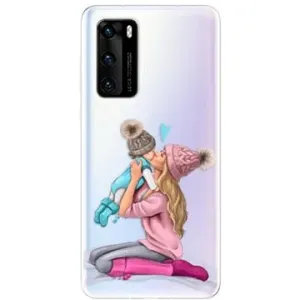 iSaprio Kissing Mom – Blond and Boy pre Huawei P40