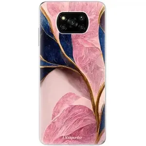 iSaprio Pink Blue Leaves na Xiaomi Poco X3 Pro/X3 NFC