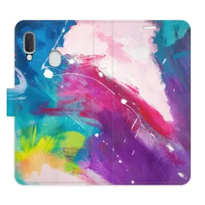 Flipové puzdro iSaprio - Abstract Paint 05 - Samsung Galaxy A20e