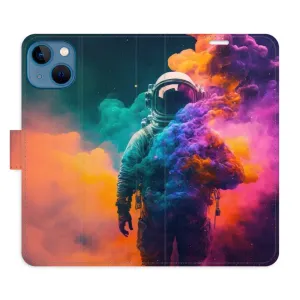 Flipové puzdro iSaprio - Astronaut in Colours 02 - iPhone 13