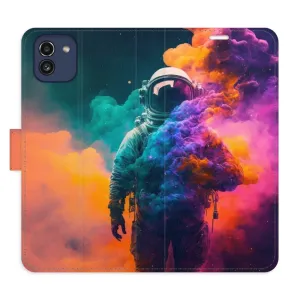 Flipové puzdro iSaprio - Astronaut in Colours 02 - Samsung Galaxy A03