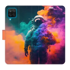 Flipové puzdro iSaprio - Astronaut in Colours 02 - Samsung Galaxy A12