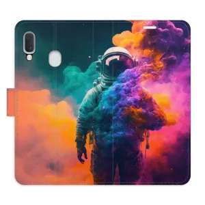 Flipové puzdro iSaprio - Astronaut in Colours 02 - Samsung Galaxy A20e