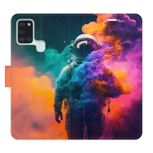 Flipové puzdro iSaprio - Astronaut in Colours 02 - Samsung Galaxy A21s