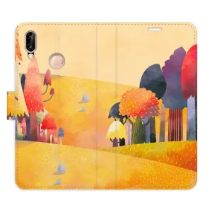 Flipové puzdro iSaprio - Autumn Forest - Huawei P20 Lite