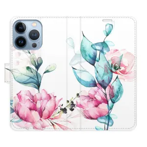 Flipové puzdro iSaprio - Beautiful Flower - iPhone 13 Pro