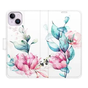 Flipové puzdro iSaprio - Beautiful Flower - iPhone 14 Plus
