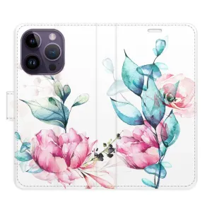 Flipové puzdro iSaprio - Beautiful Flower - iPhone 14 Pro