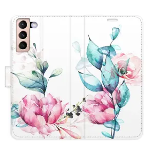 Flipové puzdro iSaprio - Beautiful Flower - Samsung Galaxy S21