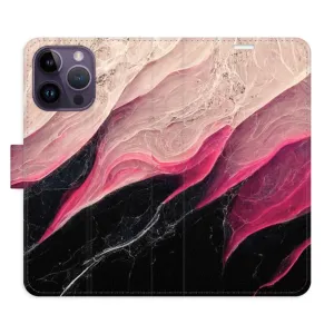 Flipové puzdro iSaprio - BlackPink Marble - iPhone 14 Pro Max