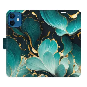 Flipové puzdro iSaprio - Blue Flowers 02 - iPhone 12 mini