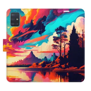 Flipové puzdro iSaprio - Colorful Mountains 02 - Samsung Galaxy A51