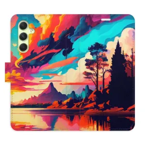Flipové puzdro iSaprio - Colorful Mountains 02 - Samsung Galaxy A54 5G