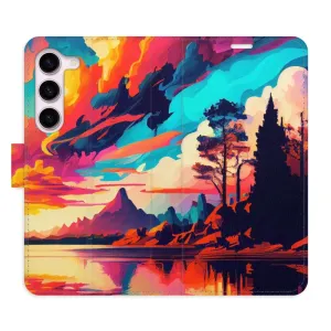 Flipové puzdro iSaprio - Colorful Mountains 02 - Samsung Galaxy S23 5G