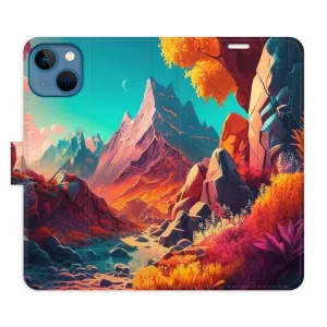 Flipové puzdro iSaprio - Colorful Mountains - iPhone 13