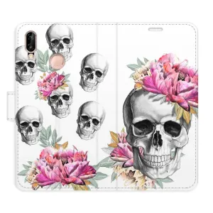Flipové puzdro iSaprio - Crazy Skull - Huawei P20 Lite