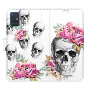 Flipové puzdro iSaprio - Crazy Skull - Samsung Galaxy A51
