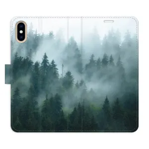 Flipové puzdro iSaprio - Dark Forest - iPhone X/XS