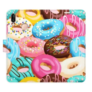 Flipové puzdro iSaprio - Donuts Pattern 02 - Huawei P20 Lite