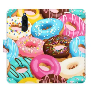 Flipové puzdro iSaprio - Donuts Pattern 02 - Xiaomi Redmi 8