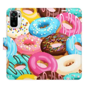 Flipové puzdro iSaprio - Donuts Pattern 02 - Xiaomi Redmi Note 10 / Note 10S