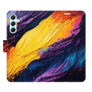 Flipové puzdro iSaprio - Fire Paint - Samsung Galaxy A34 5G