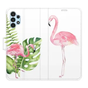 Flipové puzdro iSaprio - Flamingos - Samsung Galaxy A13 / A13 5G