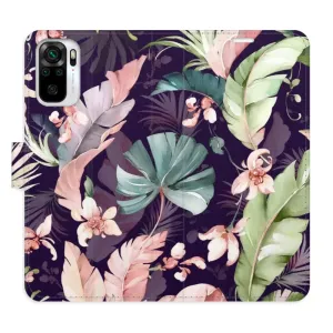 Flipové puzdro iSaprio - Flower Pattern 08 - Xiaomi Redmi Note 10 / Note 10S