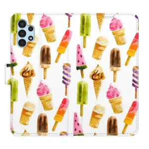 Flipové puzdro iSaprio - Ice Cream Pattern - Samsung Galaxy A13 / A13 5G