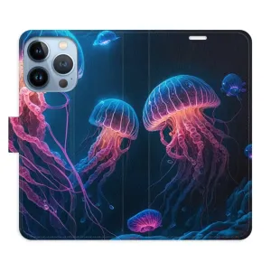 Flipové puzdro iSaprio - Jellyfish - iPhone 13 Pro