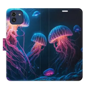 Flipové puzdro iSaprio - Jellyfish - Samsung Galaxy A03