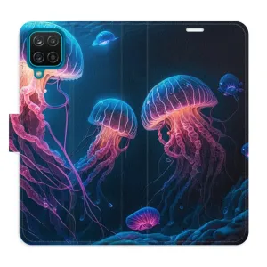 Flipové puzdro iSaprio - Jellyfish - Samsung Galaxy A12