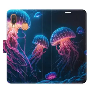 Flipové puzdro iSaprio - Jellyfish - Samsung Galaxy A40