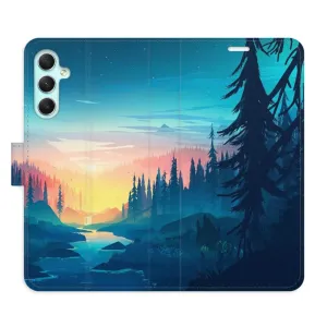 Flipové puzdro iSaprio - Magical Landscape - Samsung Galaxy A34 5G