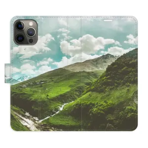 Flipové puzdro iSaprio - Mountain Valley - iPhone 12/12 Pro