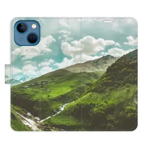 Flipové puzdro iSaprio - Mountain Valley - iPhone 13 mini