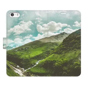 Flipové puzdro iSaprio - Mountain Valley - iPhone 5/5S/SE